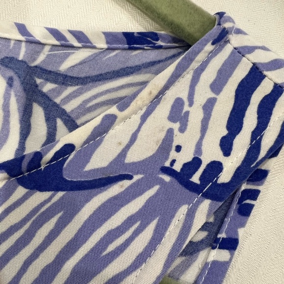 Lilly Pulitzer Sonya Tank Top and Shorts Lilac Fringe Set - Size 10 - Picture 6 of 10